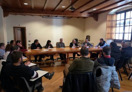 Imagen: Encuentro celebrado en el Ayuntamiento de Bielsa con los afectados