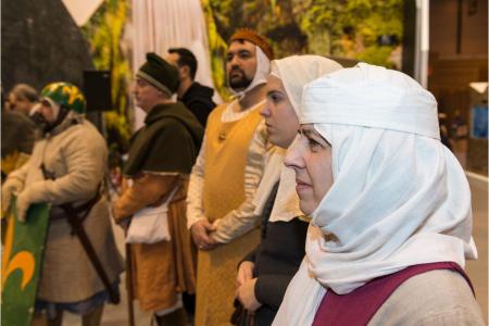 Presentación de Montañana en Fitur, personajes