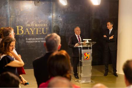 Inauguración de la exposición de Manuel Bayeu. F. J.Broto
