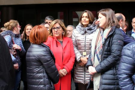 Imagen: Elisa Sancho pide acabar en este 8 de marzo con la discriminación que...