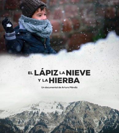 Cartel El lápiz, la nieve y la hierba