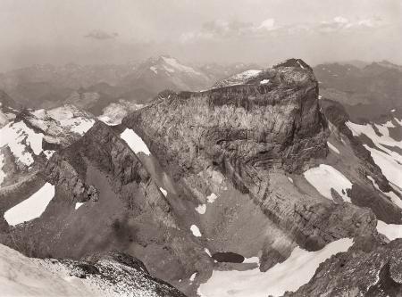 Lucien Briet. Le Mont-Cylindre, du sommet du Mont-Perdu. 8 de septiembre de 1911