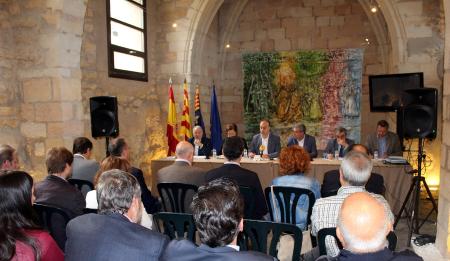 Imagen: Imagen general de las jornadas en el antiguo hospital de Santa Elena