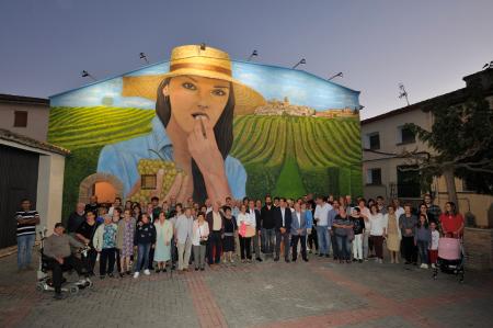 Inauguración del Mural de Salas Bajas. P. OTIN