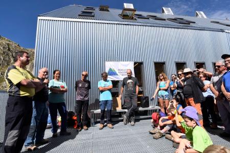 Inauguración del refugio de Cap Llauset. F. J.BLASCO