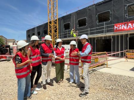 Valentia finalizará las obras de su nuevo centro en Monzón, que cofinancia la Diputación de Huesca, a principios de 2027