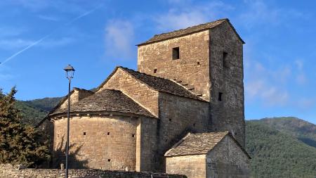 Iglesia de San Juan Bautista de Allué. Sabiñánigo