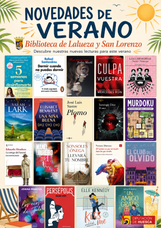 Imagen Novedades de verano en la Biblioteca de Lalueza y San Lorenzo