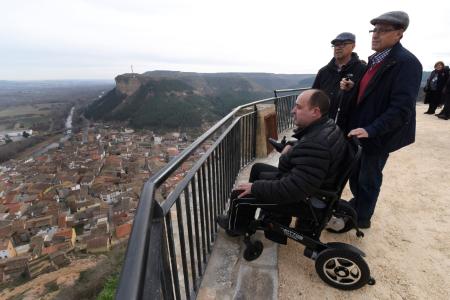 Inauguración del mirador accesible de Ballobar, vistas. F. J. Blasco