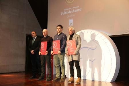 Acto de entrega del XXI Galardón y Premios Félix de Azara,