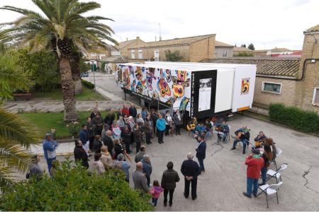 Imagen: Espacio móvil que acoge la exposición itinerante