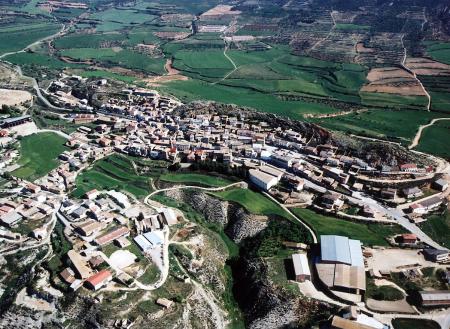 Imagen: Imagen de Castillonroy a vista de pájaro