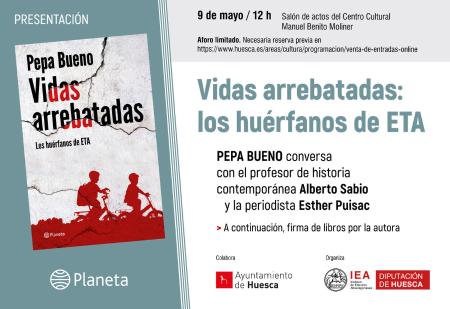 Invitación al acto de presentación del Libro de Pepa Bueno. Necesaria previa reserva de plaza