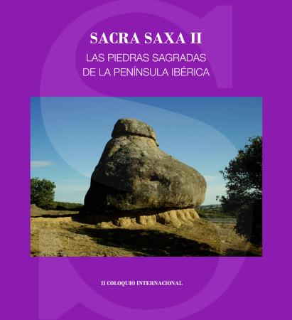 Portada del libro de actas del segundo coloquio internacional Sacra Saxa