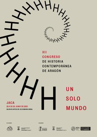 Cartel del 12º Congreso de Historia Contemporánea de Aragón que se celebrará en Jaca
