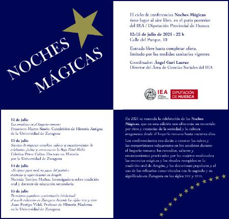 Vuelven las Noches Mágicas del Instituto de Estudios Altoaragoneses