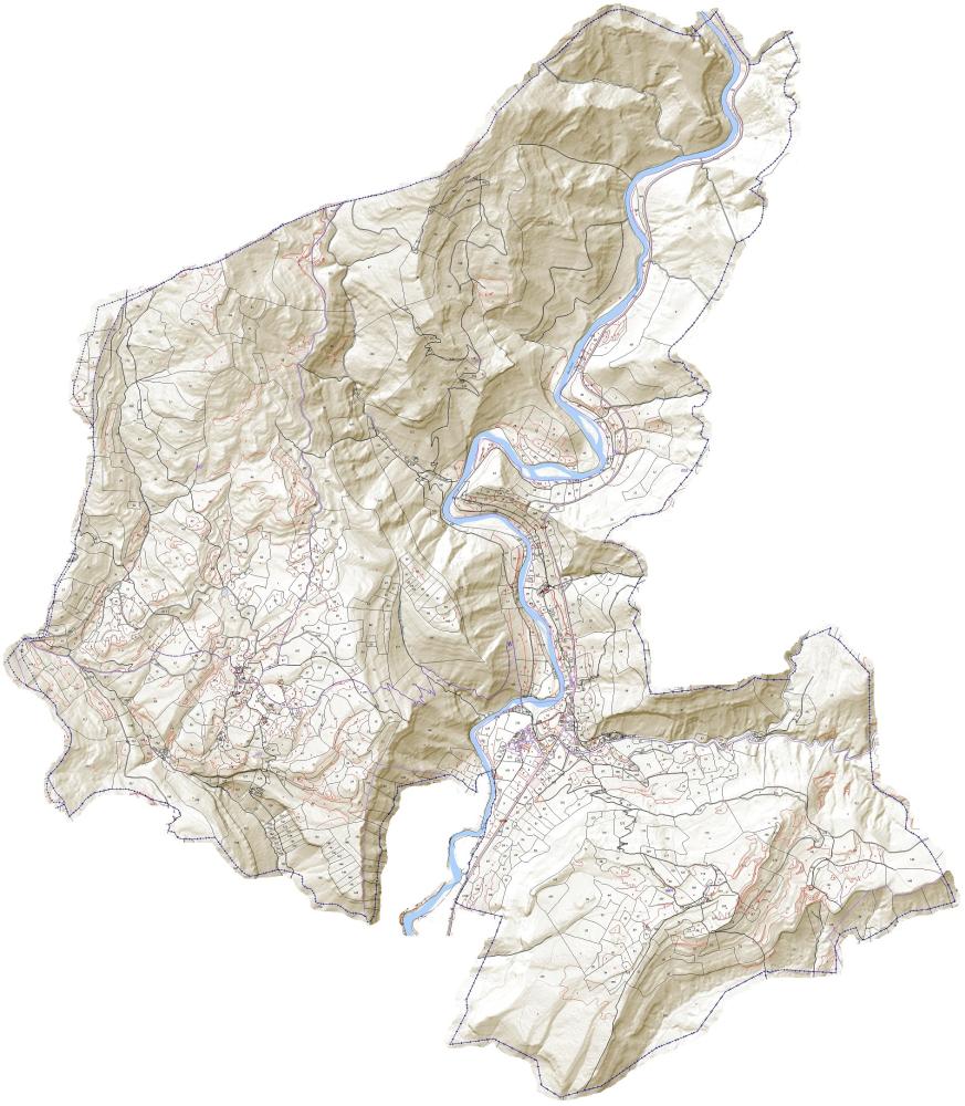 Imagen: Mapa catastral de Santaliestra 2021
