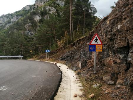 Imagen: La Diputación Provincial de Huesca mejora la seguridad de los peregrinos...