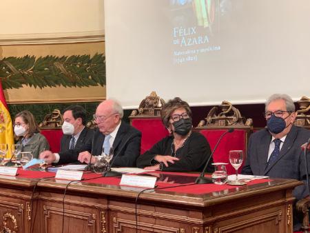 Elisa Sancho participa en la inauguración de la muestra ‘Félix de Azara....