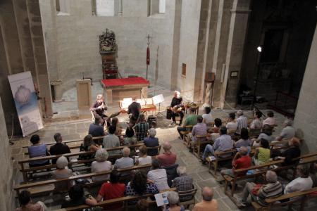 Imagen: Le Baroque Nomade en concierto en Santa Cruz de la Serós