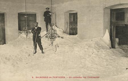 Francisco de las Heras. Álbum El Balneario de Panticosa. Sport de invierno, 1915. Fototeca, Diputación de Huesca