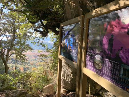 Imagen: Los paneles se ubican en el entorno de la Peña Montañesa