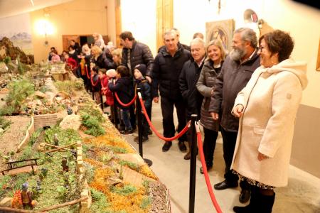 Inauguración del belén de Pomar de Cinca