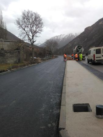 Imagen: Obras en el acceso a Bono.
