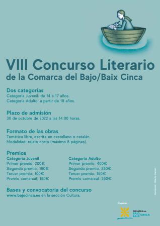 Imagen Convocado el VIII Concurso Literario de la Comarca del Bajo/Baix Cinca
