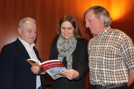 Imagen: Miguel Gracia, Elena Villagrasa y Modesto Pascau