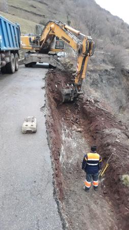 Obras carretera de Bielsa a Pineta
