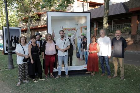 Inauguración exposición Álvaro Calvo