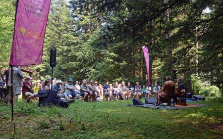 Imagen: Salvo la suspensión de una parte del concierto de Blanca Altable, los conciertos de este fin de semana en SONNA Huesca pudieron llevarse a cabo. FOTO SERGIO SÁNCHEZ