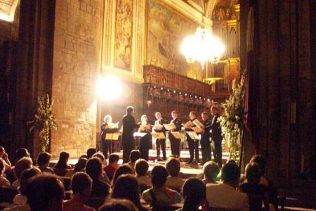 Imagen: The Tallis Scholars sumergirá mañana al público de la Catedral de Jaca...