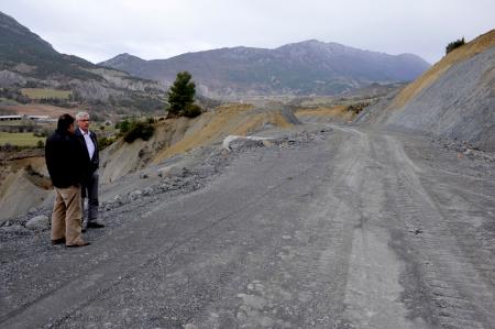 Imagen: Avanzan las obras de la carretera que une los Valles del Ésera y del...