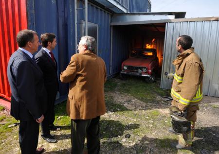 Imagen: Se cierra el curso de rastreo e intervención de incendios con prácticas...